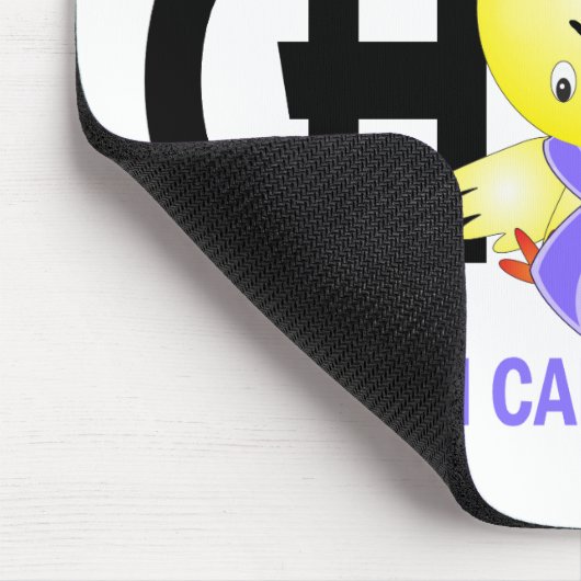 私はひよこの胃癌の生存者のように戦いました マウスパッド (コーナー)