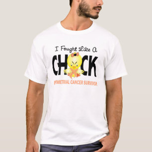 私はひよこのEndometrial蟹座の生存者のように戦いました Tシャツ