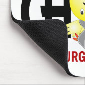 私はひよこ1の脳外科手術の生存者のように戦いました マウスパッド (コーナー)