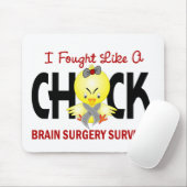 私はひよこ1の脳外科手術の生存者のように戦いました マウスパッド (マウス)