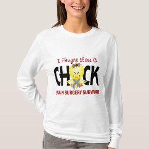 私はひよこ1の脳外科手術の生存者のように戦いました Tシャツ