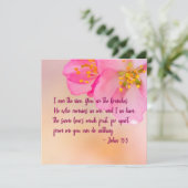 私はぶどうの木、あなたは枝である。わたしはあなたなしでは生きることができない。 (スタンド正面)