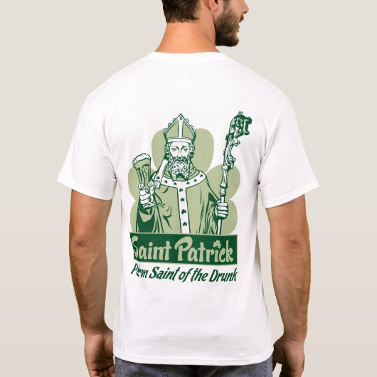 私はほしいと思います! セントパトリックの日のワイシャツ Tシャツ (裏面)