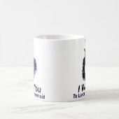 私はほしいと思います: 槍に私の痔 コーヒーマグカップ (中央)