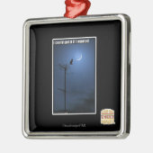 私はほしかったらそれを得てもよい メタルオーナメント (左)