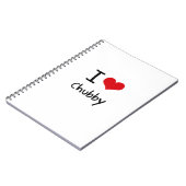 私はぽっちゃりした愛します ノートブック (左側)