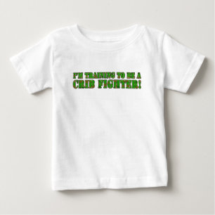 私はまぐさ桶の戦闘機の迷彩柄であるために訓練しています ベビーTシャツ