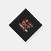 私はまた感謝祭を作るつもり素晴らしだ スタンダードカクテルナプキン (角)