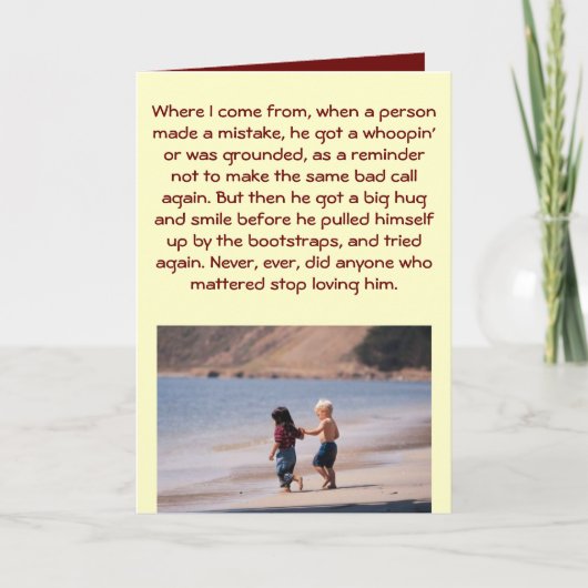 「私はまだあなたのカードが大好き」 カード (正面)