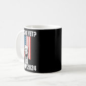 私はまだおもしろいトランプ2024 コーヒーマグカップ (正面左)