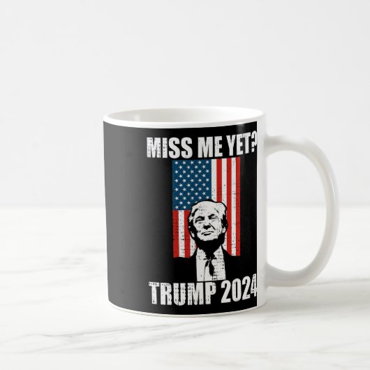 私はまだおもしろいトランプ2024 コーヒーマグカップ (右)