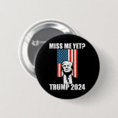 私はまだおもしろいトランプ2024 缶バッジ (正面&裏面)