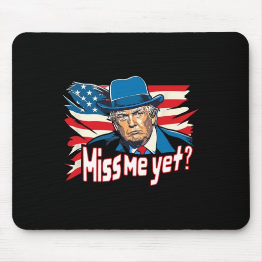 私はまだおもしろいトランプ2024 1 マウスパッド (正面)
