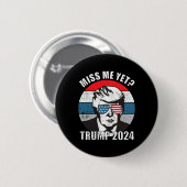 私はまだおもしろいトランプ2024 2 缶バッジ (正面&裏面)