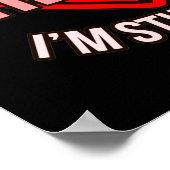 私はまだここにいるハート病認識度生存者Gr ポスター (角)