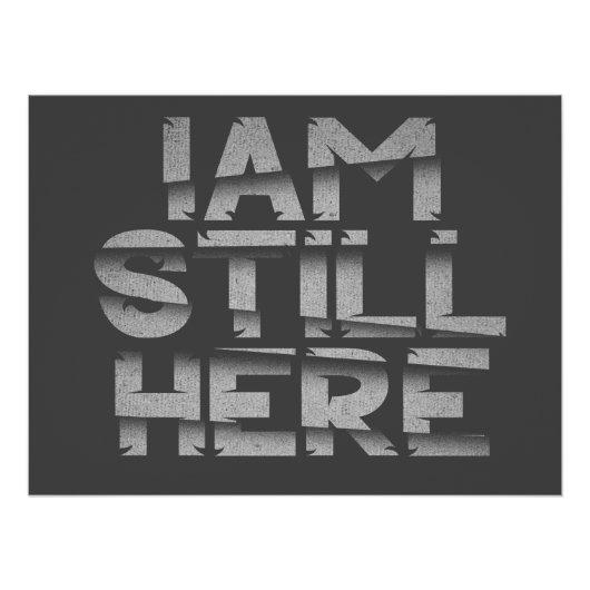 私はまだここにいる ポスター (正面)