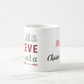 私はまだサ信じンタクリスマスに コーヒーマグカップ (中央)