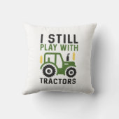 私はまだトラクタ遊ーを持っている クッション (裏面)