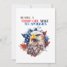 私はまだトランプの女の子は謝らない