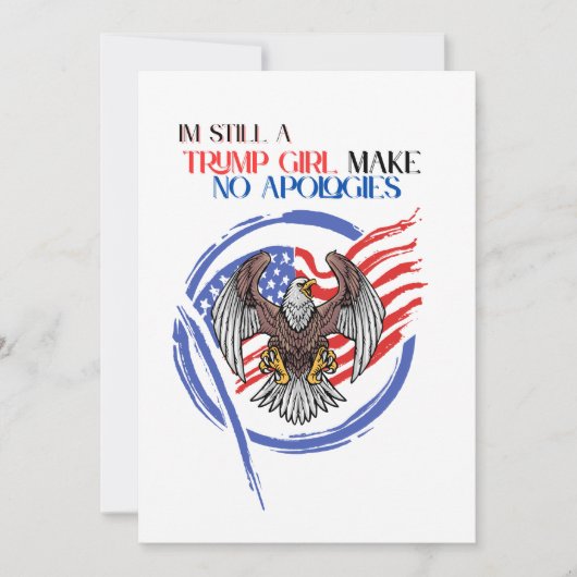私はまだトランプの女の子は謝らない 招待状 (正面)