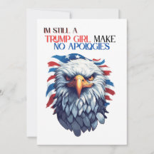 私はまだトランプの女の子は謝らない