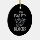 私はまだブ遊ロックレースがある セラミックオーナメント (右)