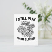 私はまだブ遊ロック車の整備士と インビテーションポストカード (スタンド正面)