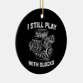 私はまだブ遊ロック車の整備士と セラミックオーナメント (右)