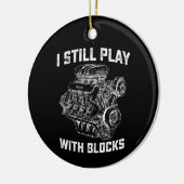 私はまだブ遊ロック車の整備士と セラミックオーナメント (左)