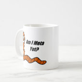 私はまだメタか。 コーヒーマグカップ (正面左)