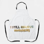 私はまだ信じ エプロン (正面)