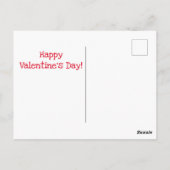 私はまだ右にスワイプおもしろい- Valentine's Day ポストカード (裏面)