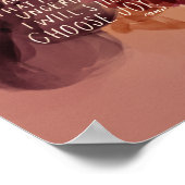 私はまだ喜びを選ぶ – ギフト感動的 ポスター (角)