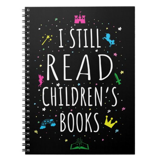 私はまだ子供の本を読む ノートブック (正面)
