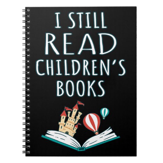 私はまだ子供の本を読む II ノートブック (正面)