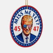 私はまだ恋しく思アンチバイデン氏プロトランプ2024 セラミックオーナメント (右)