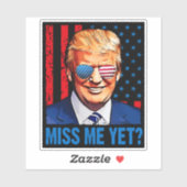 私はまだ恋しく思プロのトランプアンチバイデン氏2024 シール (シート)