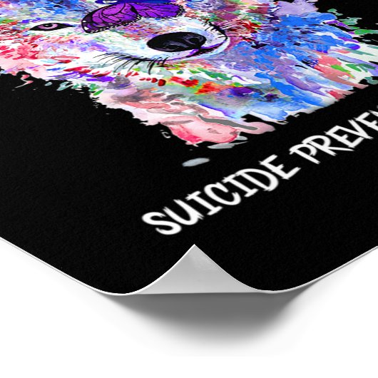 私はまだ戦っているセミコロン翼の自殺を防ぐ ポスター (角)