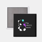 私はまだ来ている – セミコロンプレゼント自殺防止 マグネット (正面/裏面)