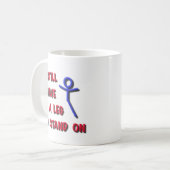 私はまだ棒の姿.pngに立つ足を有します コーヒーマグカップ (正面左)