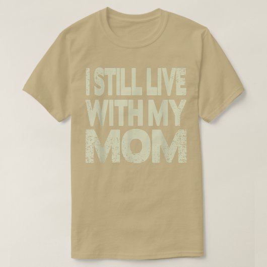 私はまだ母と暮らしている Tシャツ (デザイン正面)