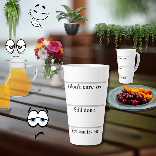 私はまだ気に引用文おもしろいタイポグラフィコーヒー/ カフェラテマグ