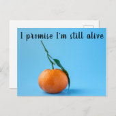私はまだ生きていると約束する ポストカード (正面/裏面)