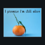 私はまだ生きていると約束する ポストカード<br><div class="desc">更おもしろい新用のはがきを連続的に送忘れ信する</div>