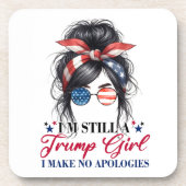 私はまだ申し訳ない切り株の女だ コースター (正面)