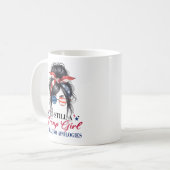 私はまだ申し訳ない切り株の女だ コーヒーマグカップ (正面左)