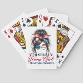 私はまだ申し訳ない切り株の女だ トランプ (裏面)