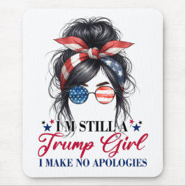 私はまだ申し訳ない切り株の女だ マウスパッド