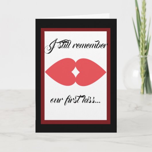 私はまだ私たちの最初のキスカードを覚えている シーズンカード (正面)