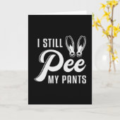 私はまだ私のパンツをピースキューバダイビングダイバー海海 カード (黄色い花)